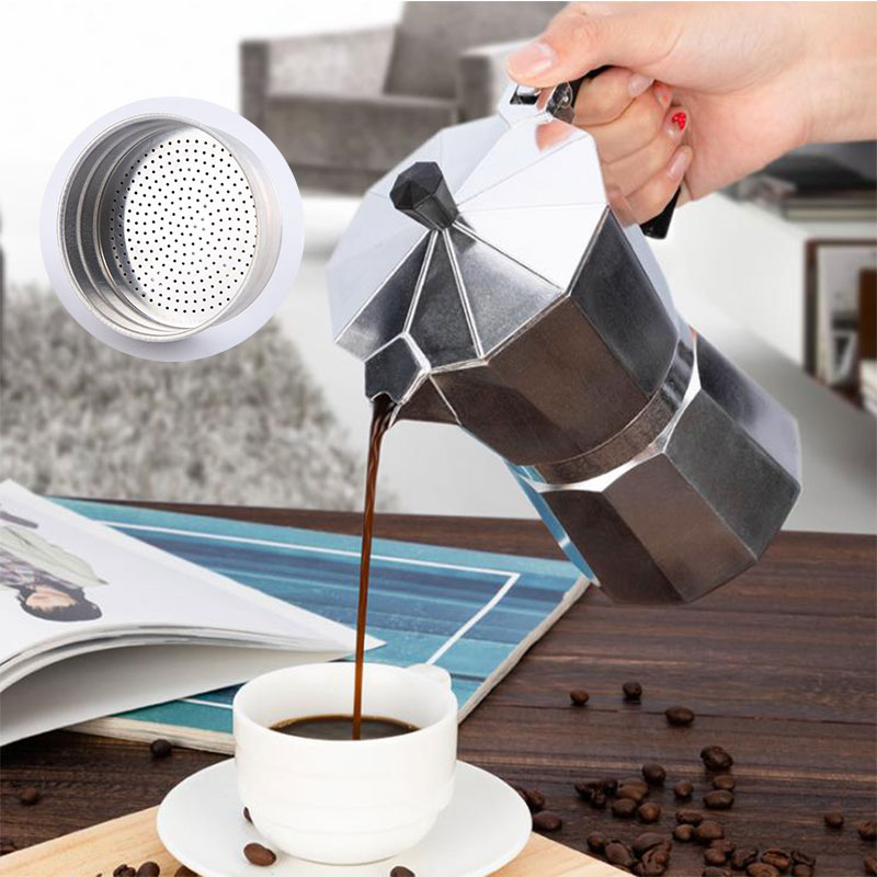 1PC Coffee Machine Filter Stainless Steel Coffee Machine Strainer Bowl Reusable Coffee Filter Fit Parts