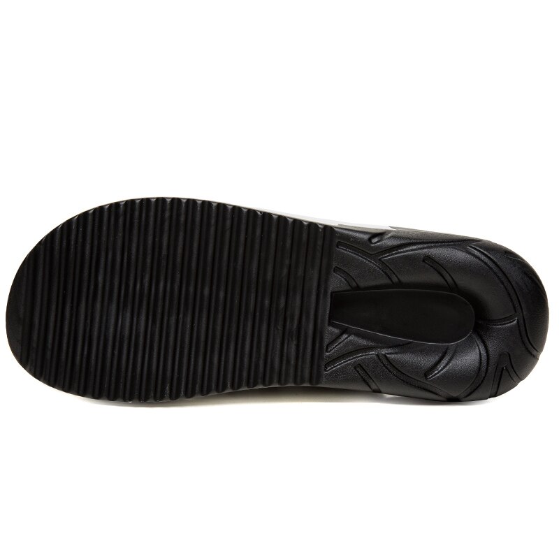 Flip flops mænd sommer strand sandaler herre læder hjemmesko slides udendørs mand flade sko klipklapper chanclas hombre hvid