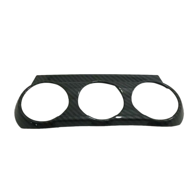 Carbon Fiber Interior Air Condition Outlet Panel Cover Trim for Mazda CX-3 CX3 -18