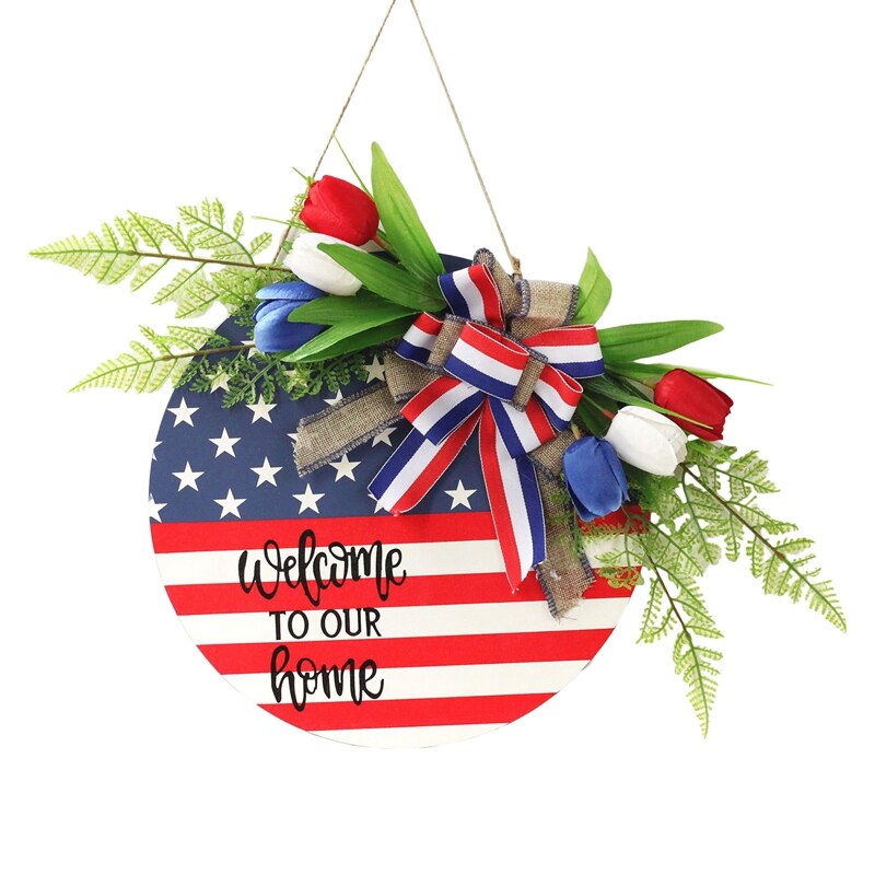 Kigeli 4. Juli Hofschild – Patriotische Garten-Deko, 63 X 41 Cm, Wasserdicht, Mit Halterung