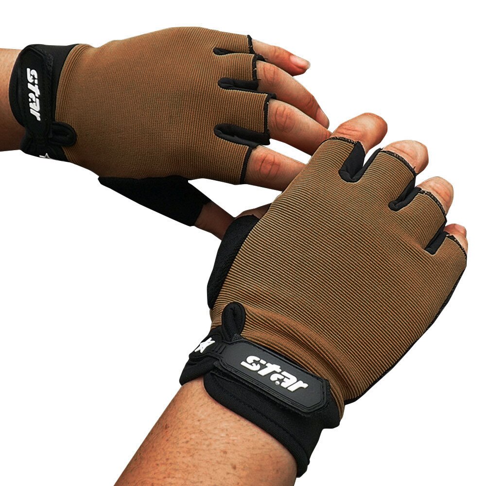 Men Antiskid Cycling Bike Fitness Sports Half Finger Gloves Men Women Windproof Non-slip Shock Absorption Cycling Bicycle Gloves