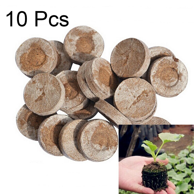 1/5/10pcs Nursery Soil Block Garden Flowers Planting The Soil Block Plant Seedlings Peat Cultivate Block Seed Migration Tools