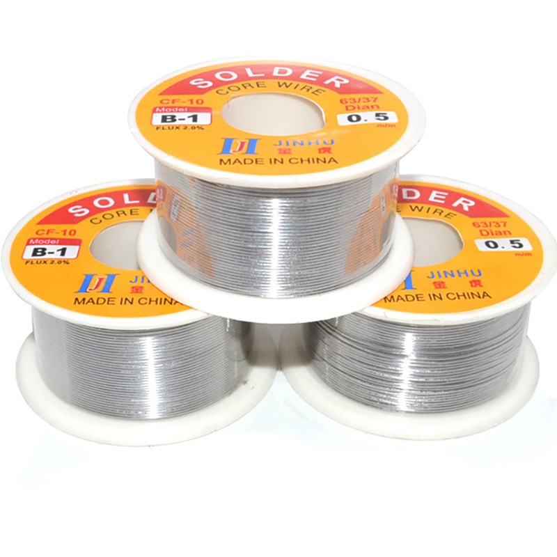 0.5mm 100g 63/37 étain soudure soudure fer fil plomb colophane noyau Flux bobine
