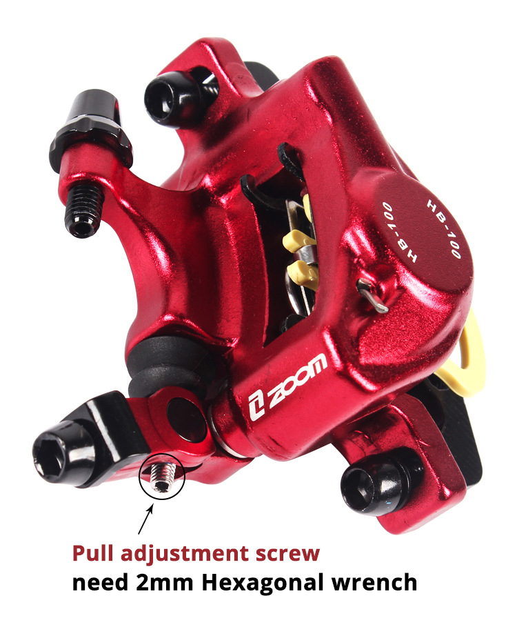 ZOOM XTECH-cilindro de freno de disco de tracción de línea hidráulica HB100, con rotores HS1 G3, compatible con M375, TX805, MT200, M315, M365, M395, M447