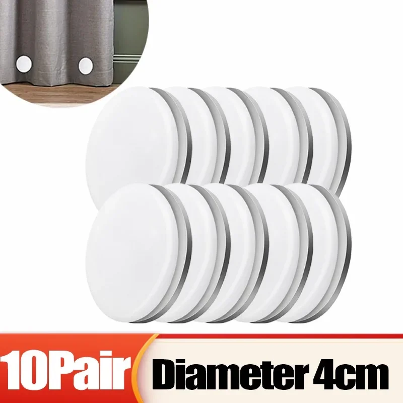 10/1x Magnetische Douchegordijn Gewichten Waterdichte Magnetische Gesp Koelkast Tafelkleed Magneet Knop Herbruikbare Spijkerloze Gordijn Clips: Marineblauw