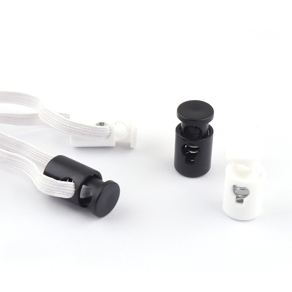 Koordvergrendeling Richter Elastische Koord Spring Loaded Toggle Lock Plastic Band Stopper Gezichtsmasker Vorm Fastener Naaien Kleding Touw