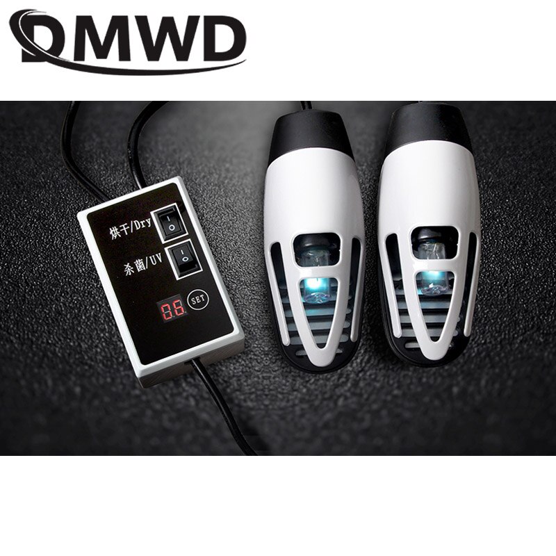 DMWD Electric Shoes Dryer UV Odor Deodorant Drier Ultraviolet Bake Foot Protector Boot Drying Machine Heater Warmer