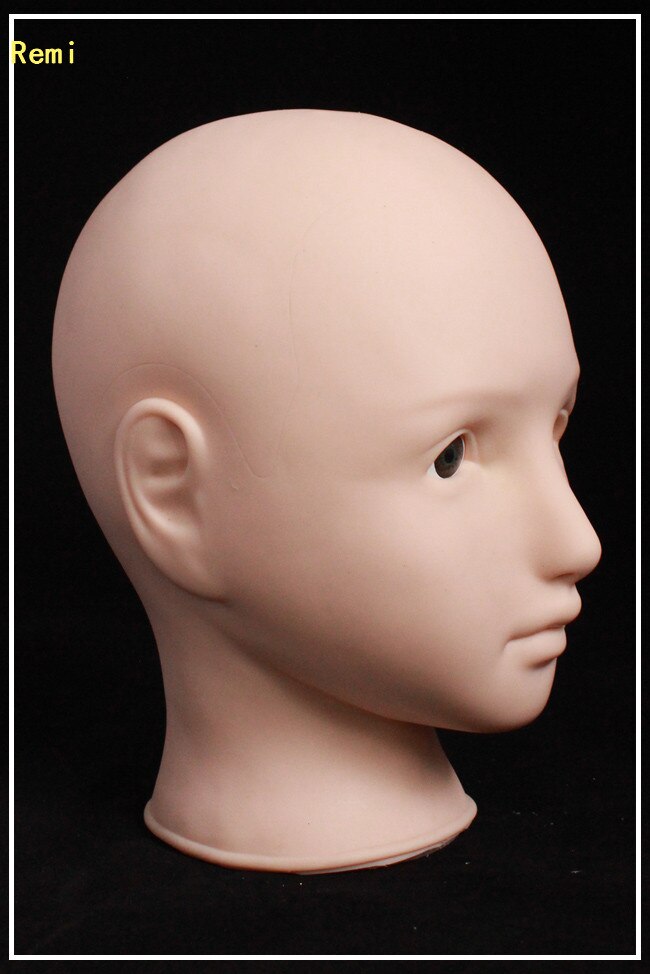 Trening makijaż i masaż manekin płaska głowa praktyka oko sztuczne rzęsy silikonowe narzędzia robić makijazu