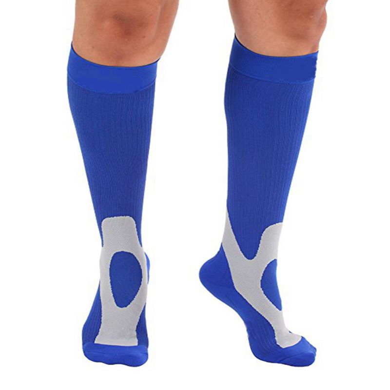 Man Vrouw Compressie Sokken Comfortabele Opluchting Zachte Miracle Koper Been Ondersteuning Stretch Ademende Sokken