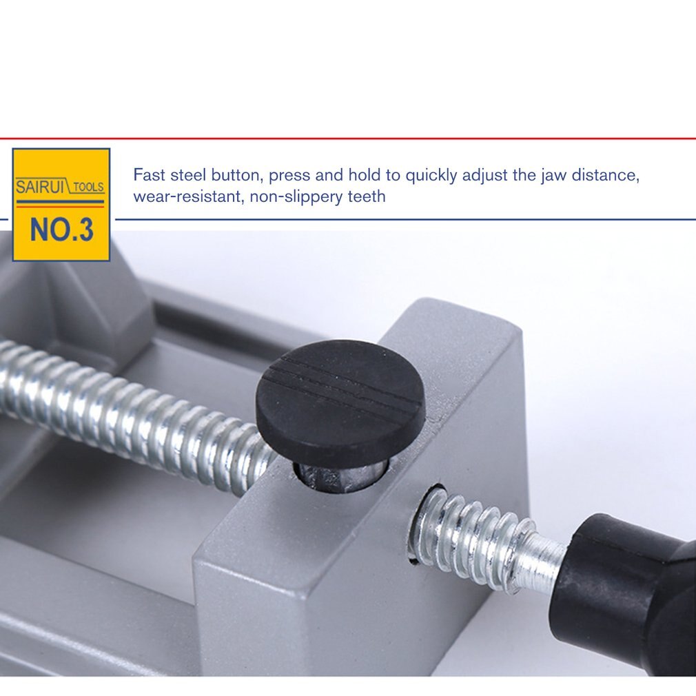 Mini Multifunctionele Werktafel Boor Freesmachine Parallel-kaak Vice Boor Bench Clamp Vice Werktafel Voor Houtbewerking