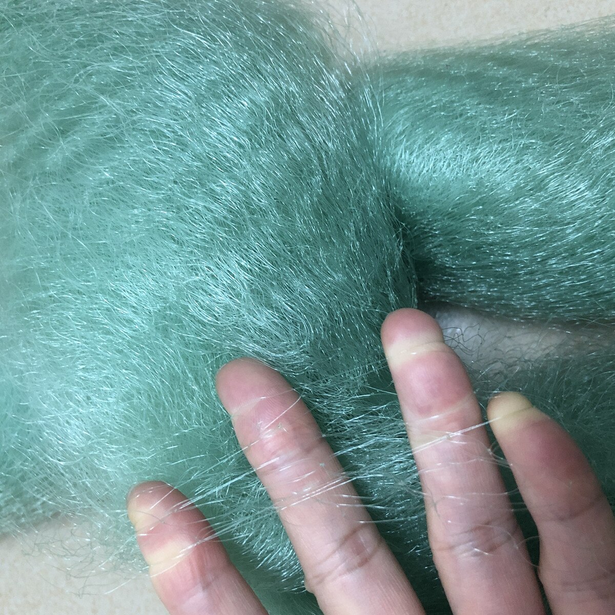 Línea de malla semiacabada de 0,11mm, profundidad viscosa, 1m, red de pesca única, red de pesca, Visnet Rede Epuisette para La Peche