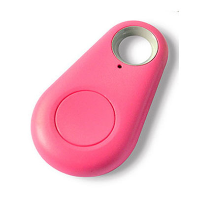 Draadloze Bluetooth Huisdier Tracker Key Finder Smart Tracker Hond Waterdicht Anti-Verloren Bluetooth Gps Motorcycle Bike Kids Trackers 3V: Pink