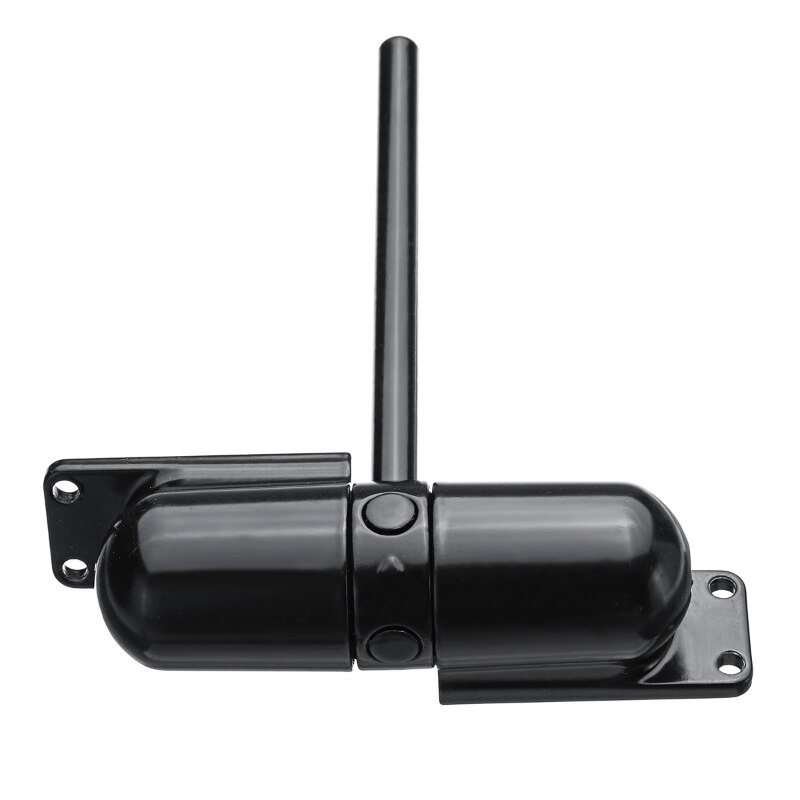 Surface Mounted Door Gate Closer Black Outdoor Spring Elastic Loaded Adjustable