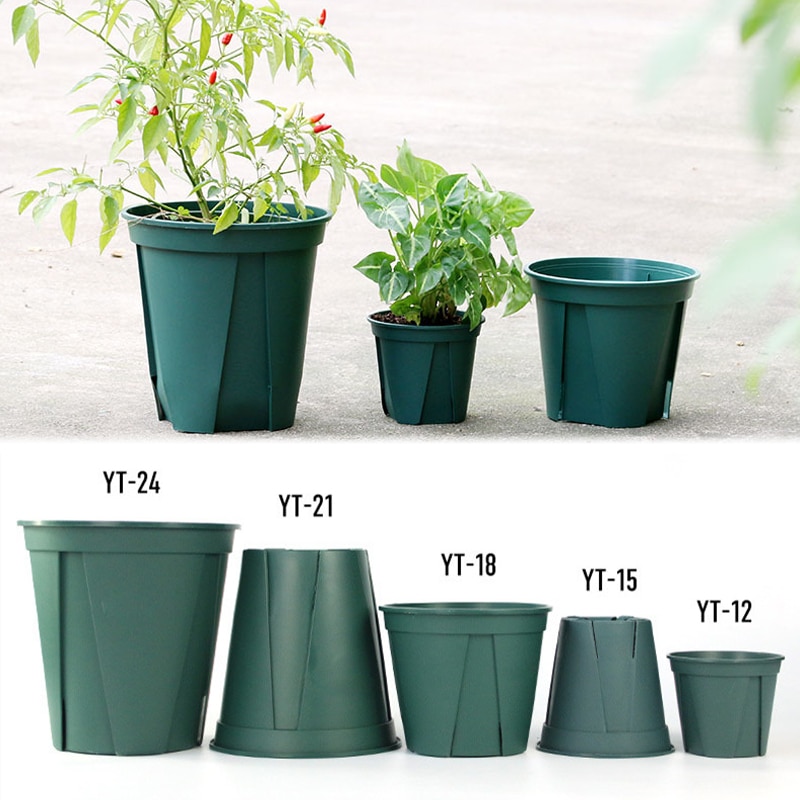 24*24 planteplantepotte i plast, frøplantebrett hjemmehage rotplantepottetransplantasjon blomsterbeholder saftig blomsterpotte stor kapasitet