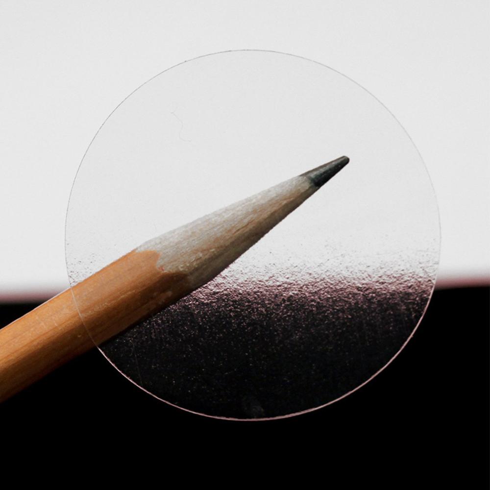 500 stuks transparante etiketten 1 inch zakelijk pakket zegellabels sticker PVC zelfklevend briefpapier