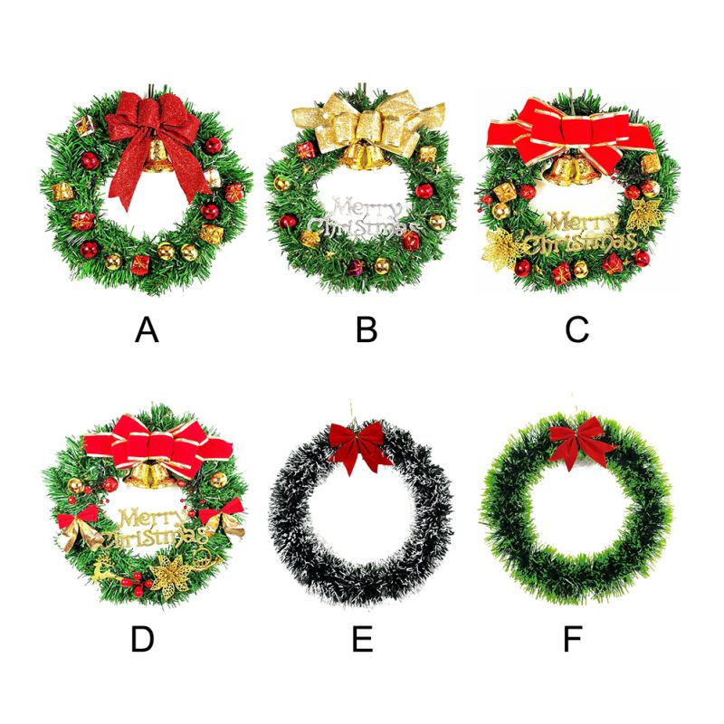 Christmas Wreaths Garlands For Door Hanger Outdoor Hanging Garland Home Window Fireplace Decorations