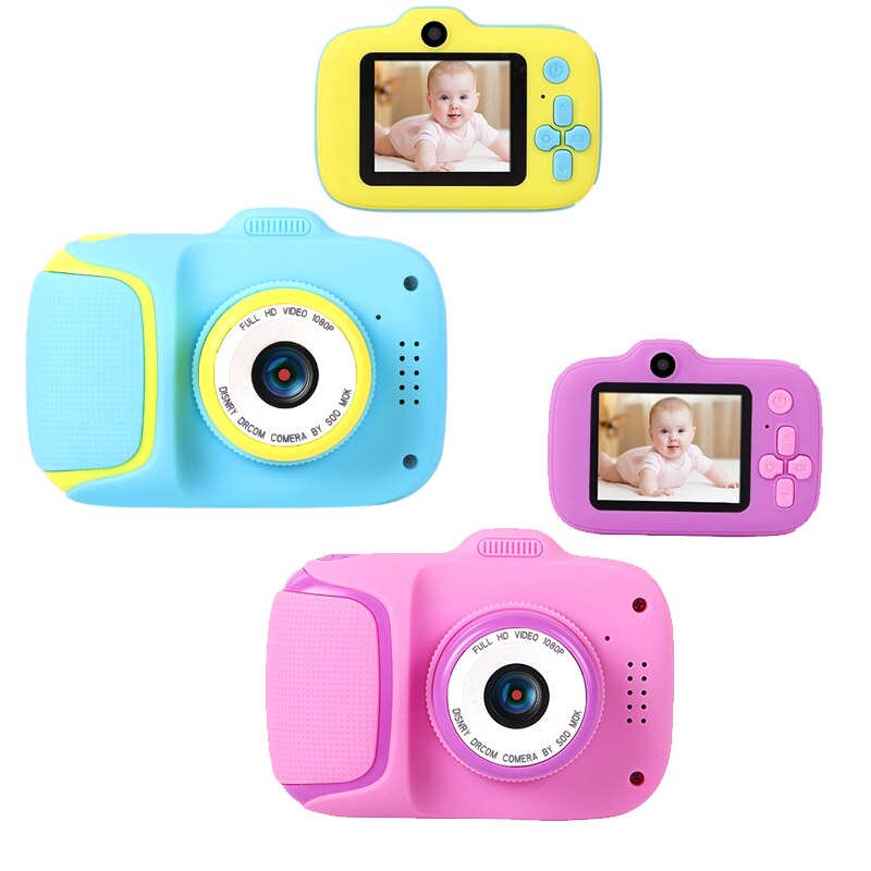 Kids Digital Camera - 20MP HD Video Photo - Waterproof Shockproof - LCD Screen - Rechargeable Battery