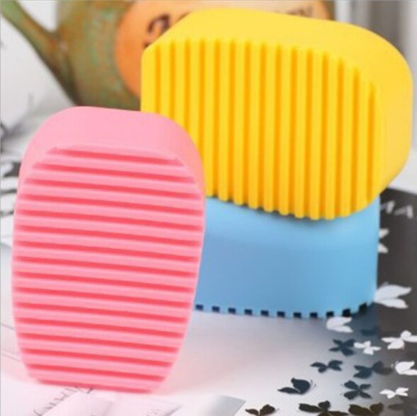 flexibel Silikon Waschbrett Reinigung Waschen Peeling Pinsel Süssigkeit Farbe Hand-Mini Waschbrett Mini Gleitschutz Reinigung werkzeug