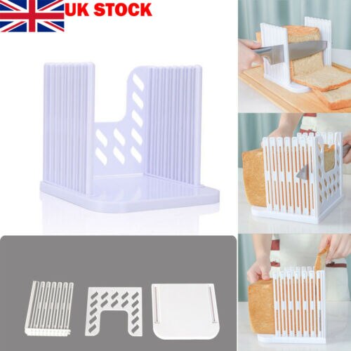 Bread Loaf Slicer Guide Kitchen Adjustable Slicing Cutter Toast Tool
