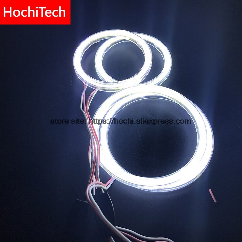 Para SsangYong Kyron 2007 COB Led luz de día blanco Halo Cob Led Ojos de Ángel anillo de Error libre Ultra brillante