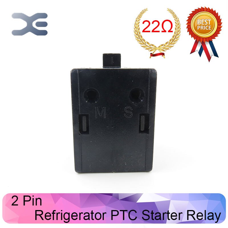 Relé de arranque MZ92-22OHM de 2 pines, PTC, repuestos de nevera, mecanismo de arranque de refrigerador, accesorios de relé