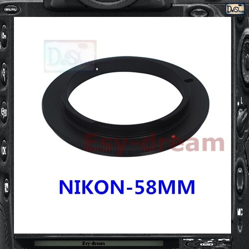 AI-58 58 Mm Macro Reverse Ring Adapter Adapter Voor NIKON-58 Nikon Dslr Camera F Ai Lens 58 Mm PR211