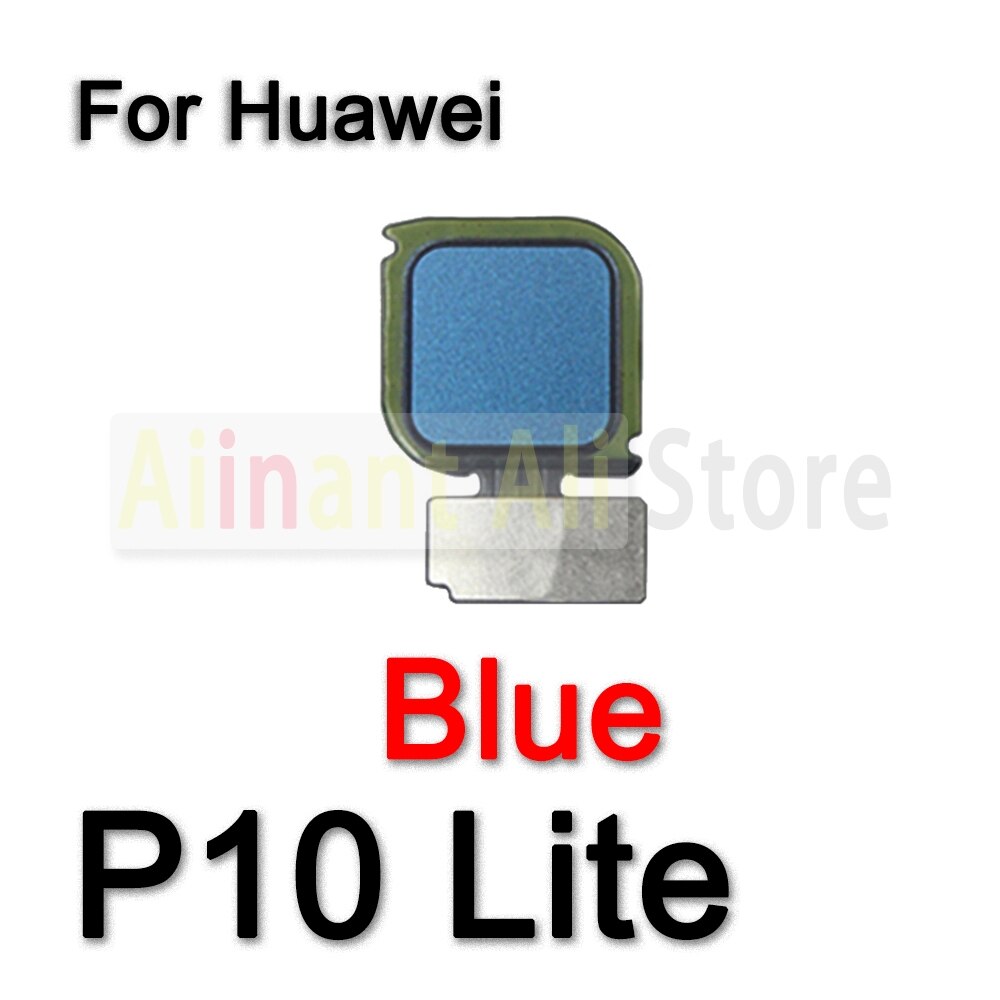Original Zurück Heimat-Geschmack Fingerabdruck Sensor biegen Kabel Für Huawei P 10 20 30 P10 P20 P30 Lite berühren Ich würde Fingerabdruck biegen Kabel: P10 Lite Blau