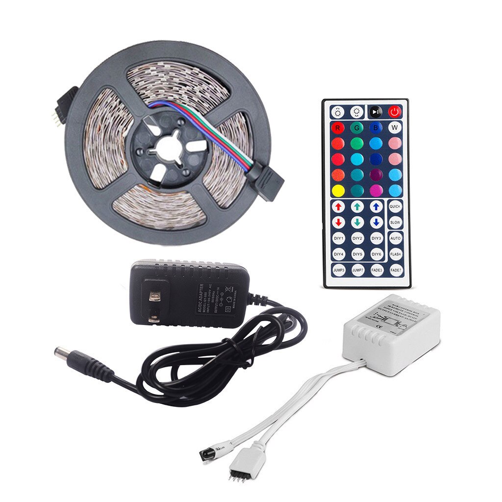 Led Strip 220V Afstandsbediening 5-Meter Geen-Waterdichte Flexibele Kleur Veranderende Rgb Smd 3528 300 Leds Strip licht: US