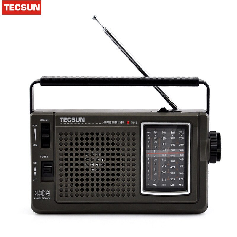 Radio FM haute sensibilité d'origine TECSUN R-304 R-304P récepteur Radio MW/SW haut-parleur intégré récepteur numérique Radio Portable