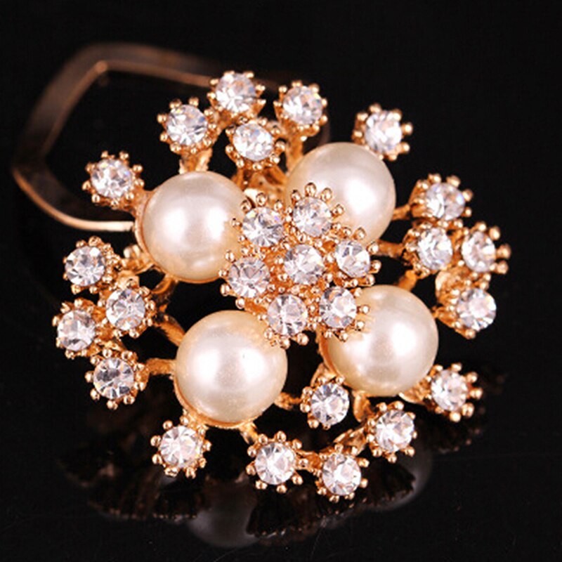 1 Pcs Vrouwen Vlinder Bloem Rhinestone Crystal Sjaals Clip Sjaal Gesp Charmante Vrouwelijke Sieraden Accessoires: 16