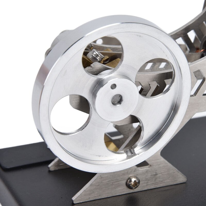 Motore Stirling sottovuoto interamente in metallo fai da te turbina a gas caldo stelo motore a vapore modello impostato esperimento fisico giocattolo regalo