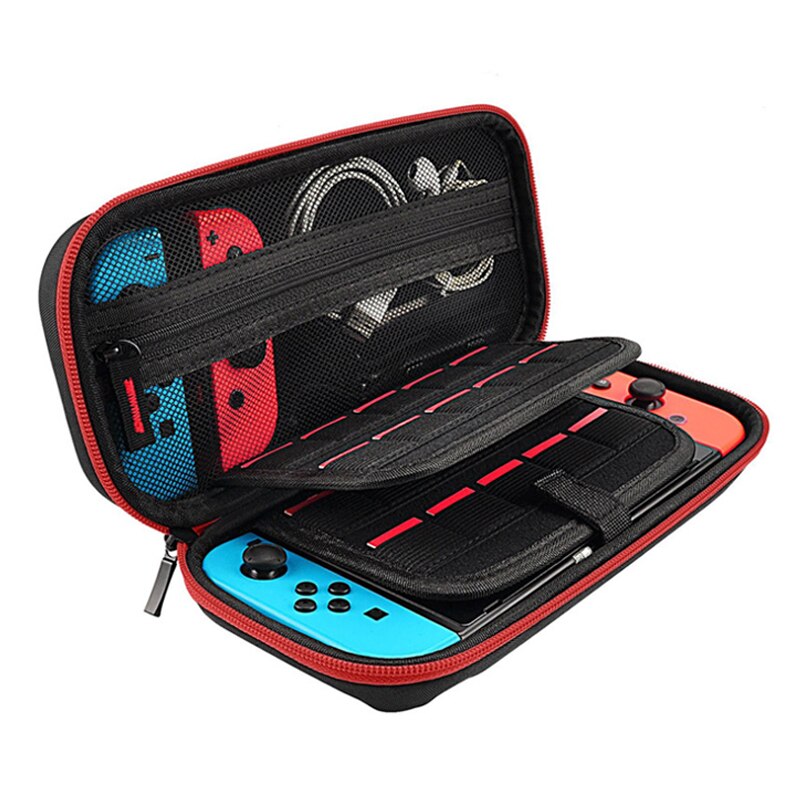 Portable Hard Shell Case for Nintend Switch Nintendos Switch Console Durable Nitendo Case for NS Nintendo Switch Accessories: Red