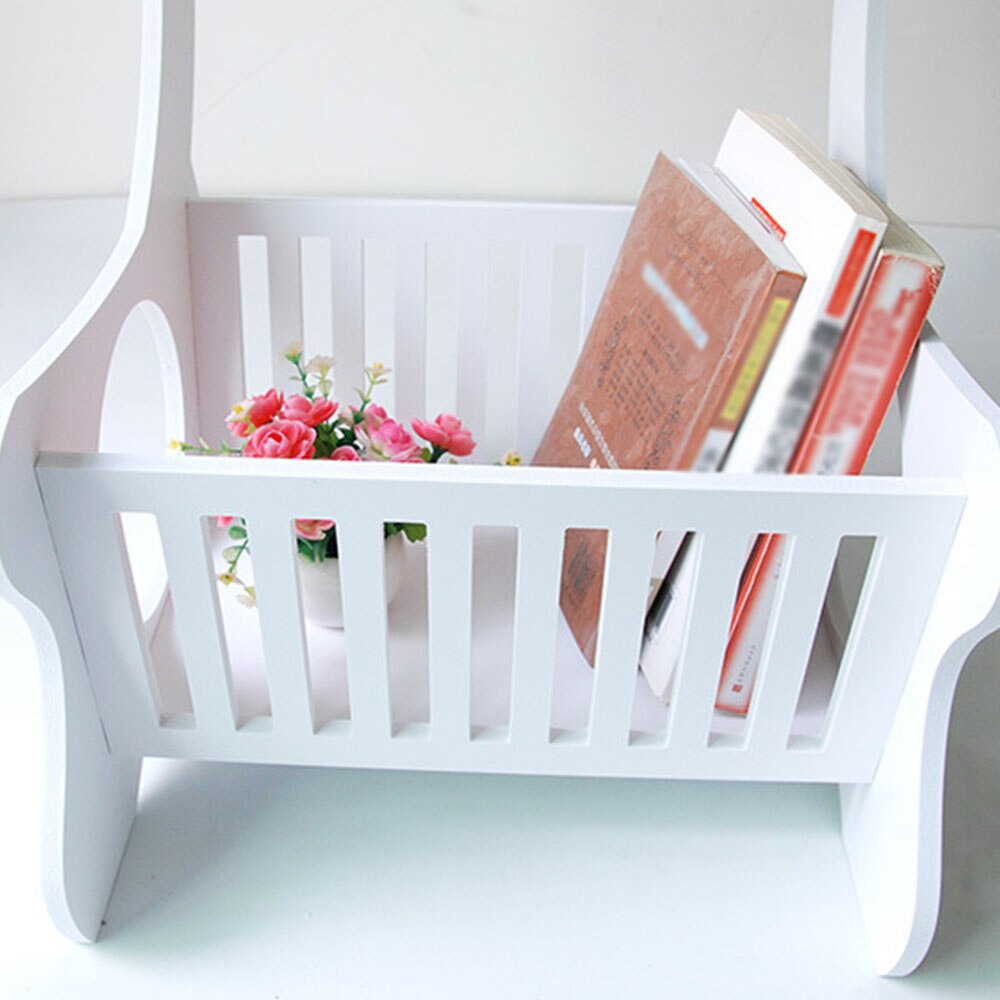 Multifunction Wooden Storage Shelf Coffee Desk Coffee Table Tea Table Desk Leisure Magazine Storage Rack Table Hollow Carved