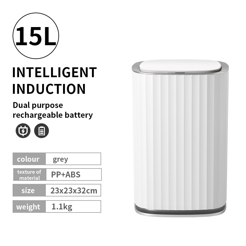 7L Smart Sensor Trash Can With aromatherapy Trash Bin Home Electronic kitche Rubbish Bin Toilet Waterproof Narrow Storage Bucket