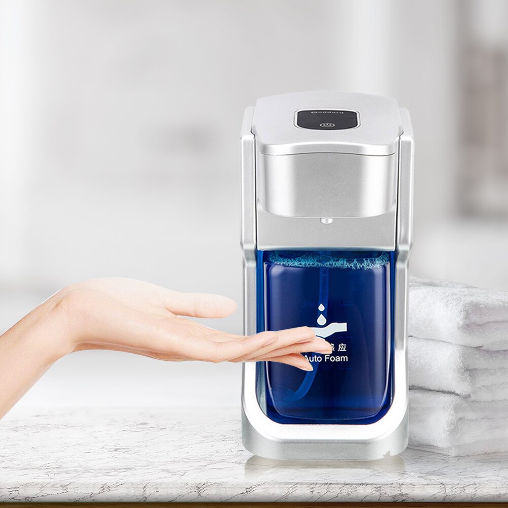 Automatic Soap Dispenser Touchless Sensor Hand Sanitizer Shampoo Detergent Dispenser Wall Mounted For Bathroom Kitchen