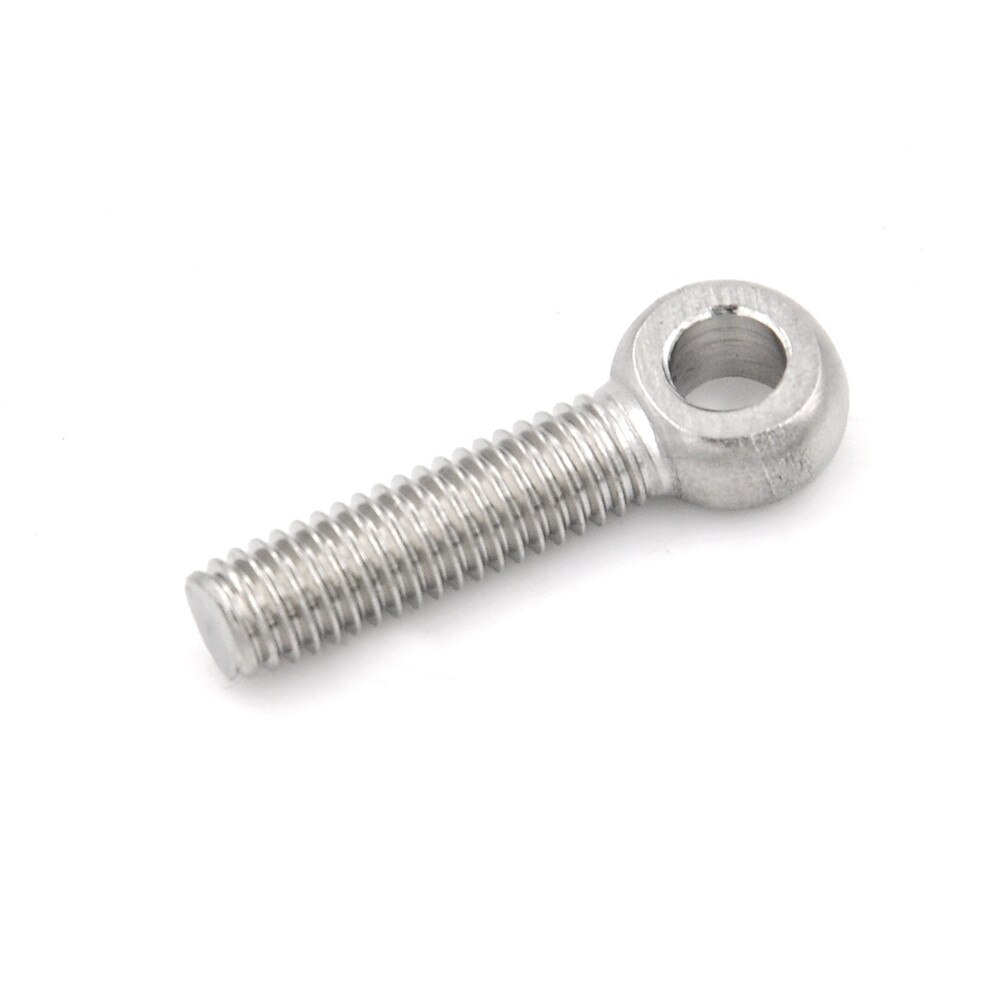 1 stk 304 stål øje bolt  m6*25mm skrue o ring hoved aksel pin split pin aksel pin dyvel bolt maskineri skulder løftebolt
