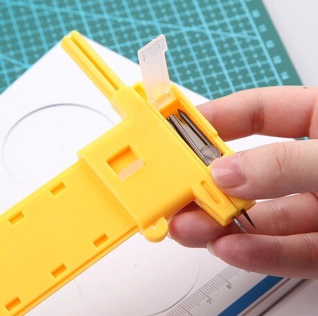 Compasses Knife Circular Knife Round Circle Cutter Cut round knife Diameter 30cm No.508