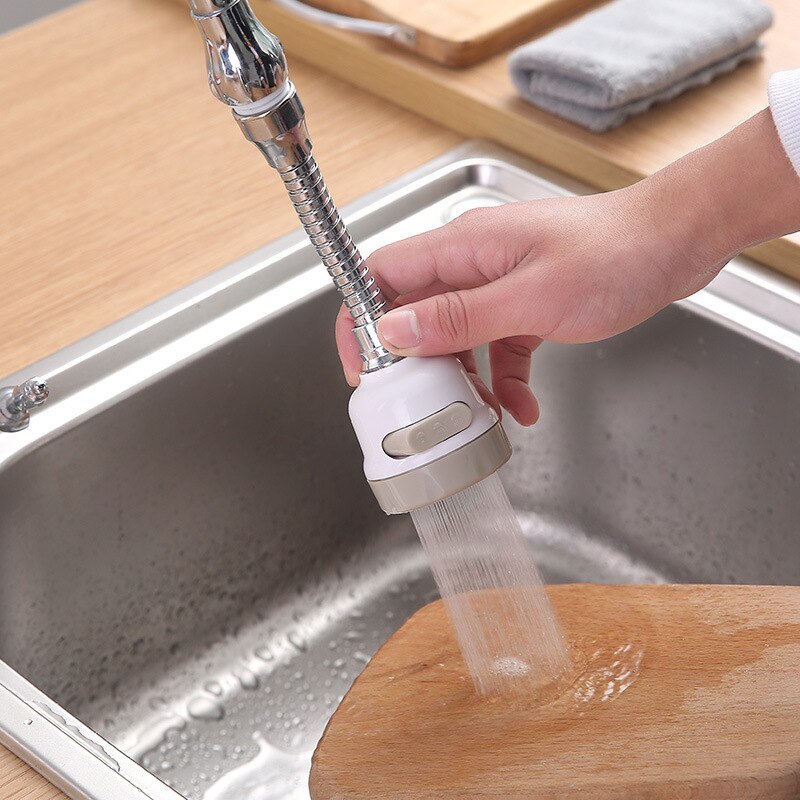 Grifo TRES-Velocidad de ducha Splash-a prueba de agua ahorro de grifería de cocina doméstica de electrodomésticos de cocina Filtro de Ducha