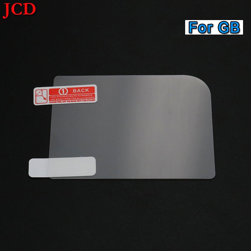 Jcd plast klar för gbp skärmlinsskydd för gb gba gbc gba sp skyddsfilm