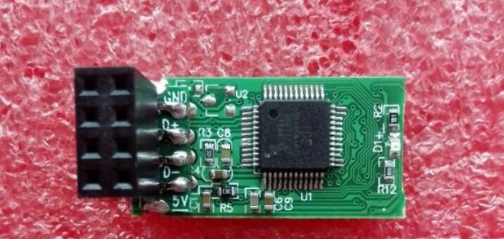 SSD eUSB 64GB DOM SSD 9PIN pitch 2.54mm Industrial Embedded USB Disk on Module (USB DOM) Flash 64G DOM MLC NAS