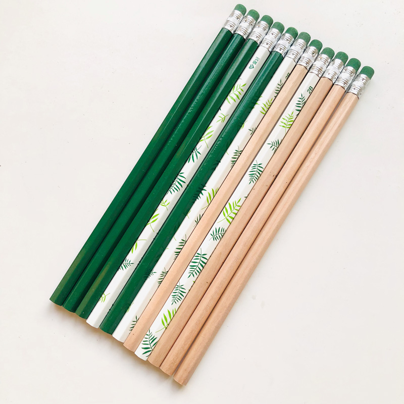 3X Elegante Bogen Fisch Knochen Segelboot Standard Holz Bleistift Mit Radiergummi Schreiben Zeichnung Bleistift Schule Versorgung Schreibwaren