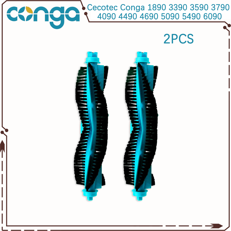 For Cecotec Conga 1890 3390 3590 3790 4090 4490 4690 5090 5490 6090 Robot Vacuum Main Side Brush Hepa Filter Mop Part: Chocolate