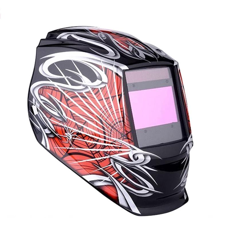 Helmet Shield Solar Welding Auto Varnishing Mask Replacement Head-Mounted Automatic Dimming Feature With Adjustable Large Lens