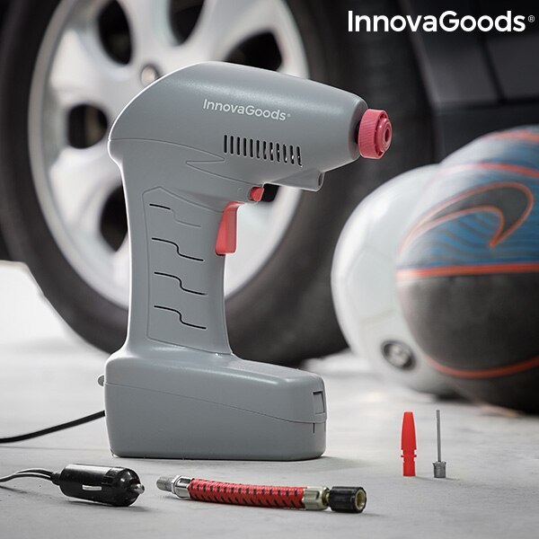Compresor de Aire Portátil con LED Airpro+ InnovaGoods