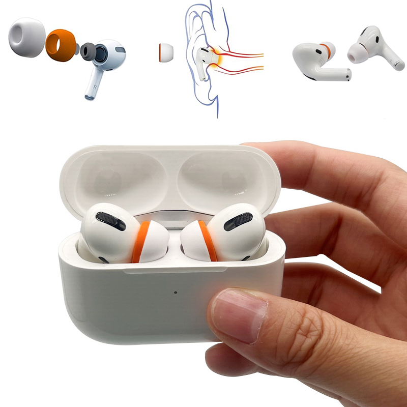 KUTOU Erinnerung Schaum-Ohrstöpsel für Airpods Profi 1. und 2. Generation, kabellose Bluetooth-Kopfhörer, Silikon-Ohrstöpsel, Pads, Abdeckungen, Kappen, Ohrpolster