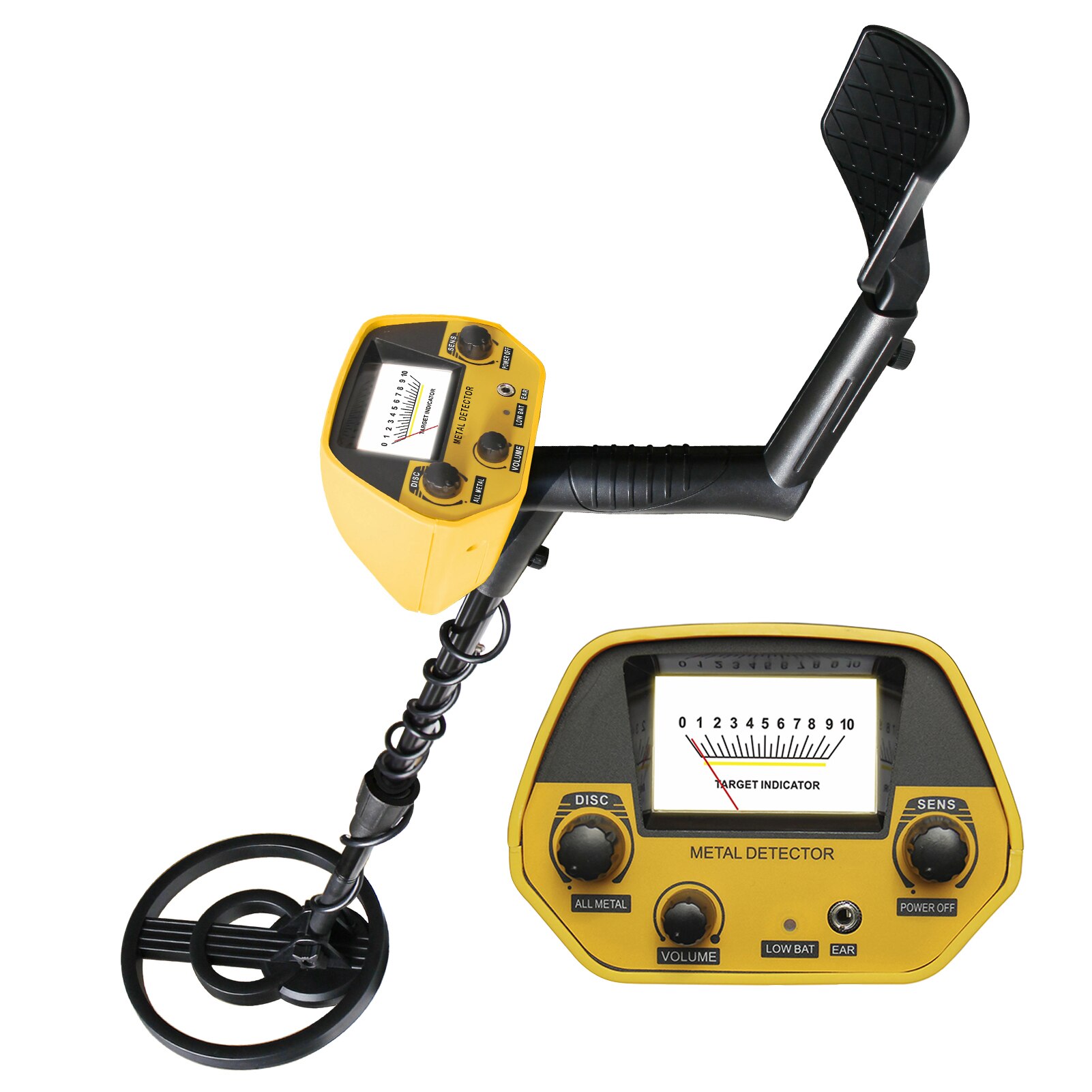 KKMOON GTX5030/MD 4030 Underground Wire Iron Metal Gold Detector Adjustable Tracker for Treasure Search Metal Detector: GTX5030 set 1