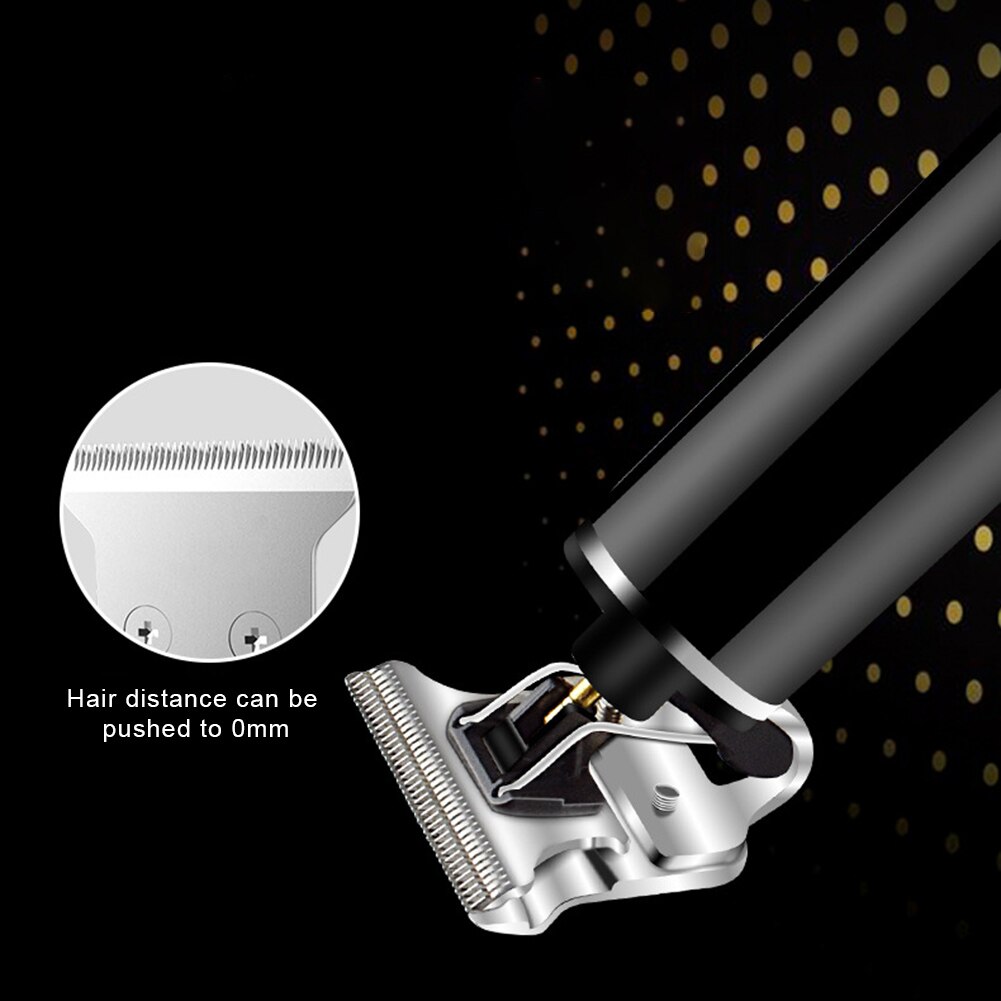 Cordless Electric Rechargeable Hair Trimmer Waterproof Hair Clipper Haircut with LCD Digital Display t6