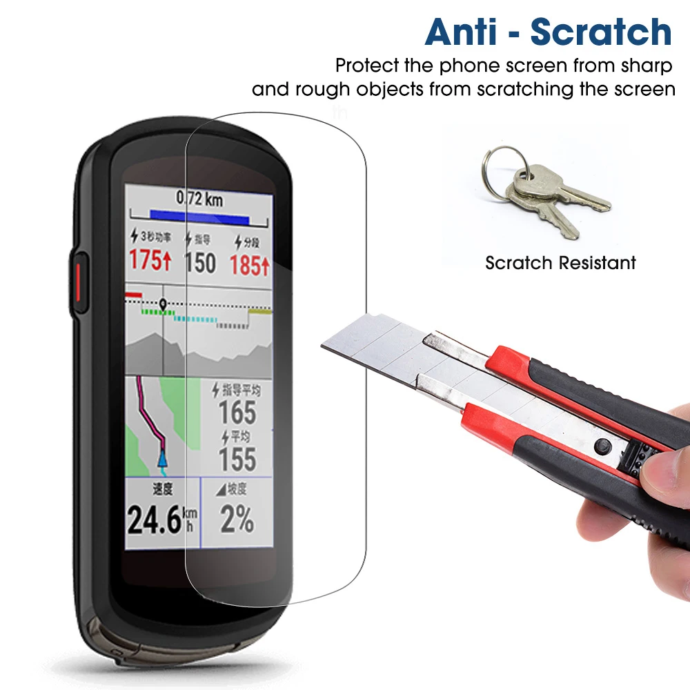 Voor Garmin Edge Explore 2 GPS Fiets Stopwatch Screen Protector voor Garmin Edge 1040 1030 820 830 840 520 530 Gehard Glas