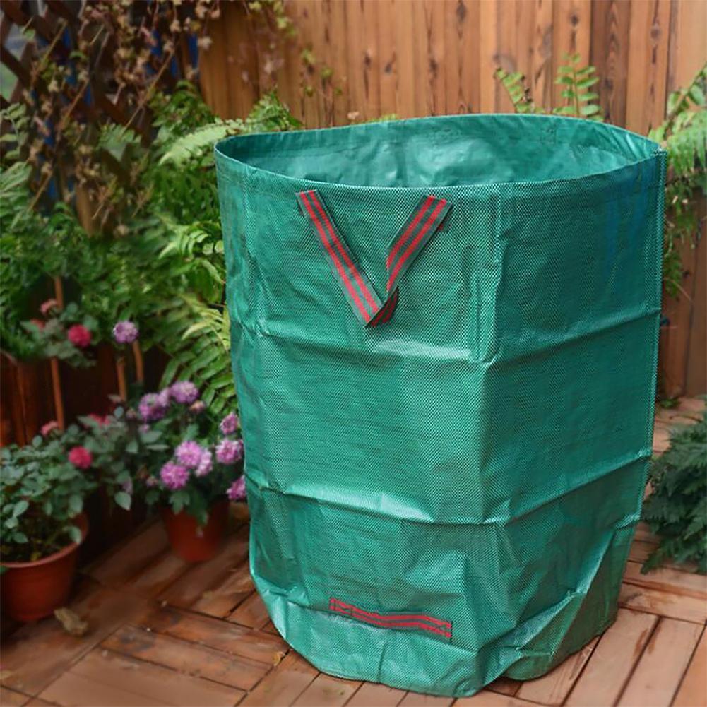 Large Capacity Garden Bag, Reusable Leaf Sack,Light ,Storage Container Trash Can, Collection Foldable Garbage Waste Garden Z2K6