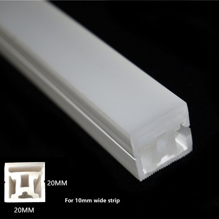 LED Tape Neon Flex Profile ,5V 12V 24V Progrmmable Strip Matte Diffuser.Flexible Recessed Linear Bar Light Waterproof Channel: 2020-S